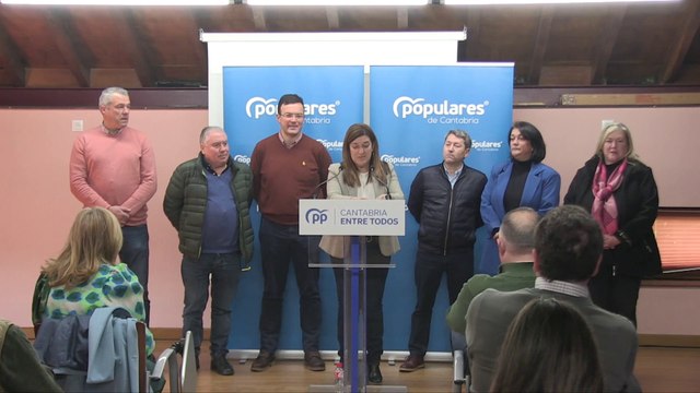 Presentación Candidatos PP Saja.- El alcalde de Ruente, Jaime Díaz Villegas, será el candidato del Partido Popular (PP) en este municipio en las elecciones de mayo y el concejal Óscar López en Cabezón de la Sal.