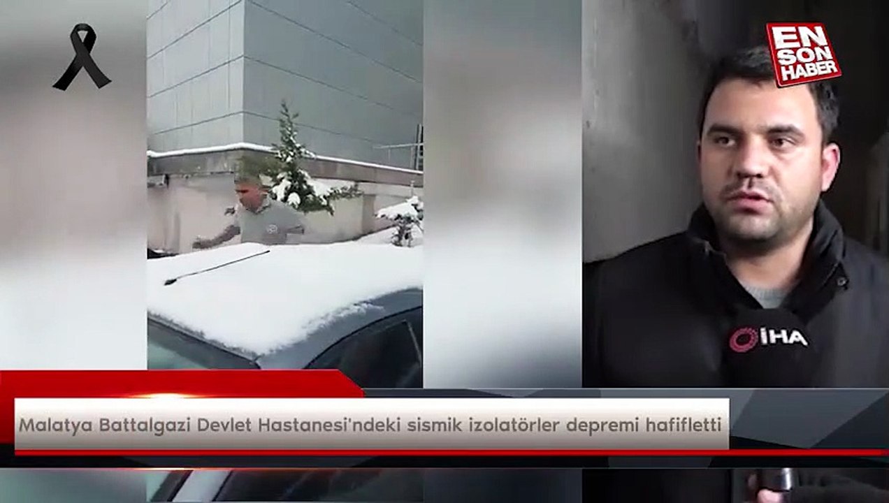 Malatya Battalgazi Devlet Hastanesi'ndeki sismik izolatörler depremi hafifletti