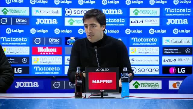 Iraola tras el empate ante el Getafe (1-1): No podemos perdonar tanto