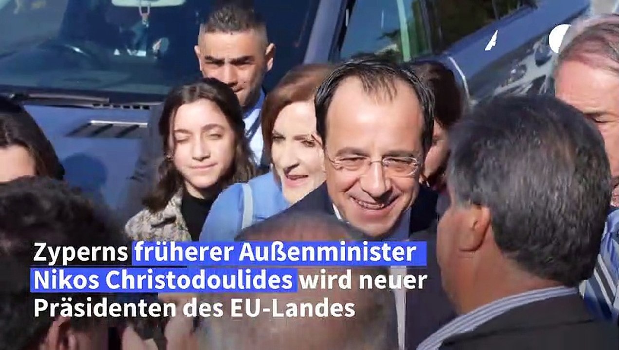 Zypern: Ex-Außenminister Christodoulides wird neuer Präsident