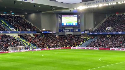 Partick Thistle celebrate opening goal