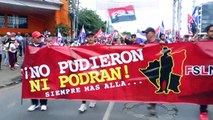 Miles marchan en Nicaragua en apoyo a decisión de Ortega de expulsar opositores