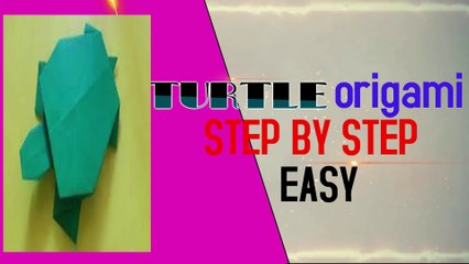 Easy Turtle Origami Tutorial 🐢 - Step-by-Step for Kids