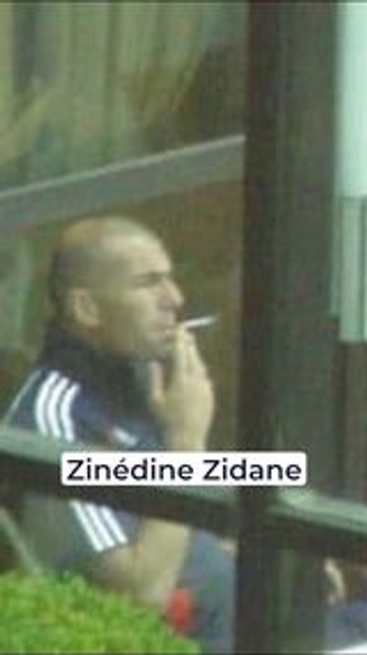 zidane cigarettes Les footballeurs qui FUMENT DES CIGARETTES