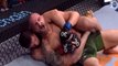 Alexander Volkanovski YELLS during incredible exchange as Australian sends fans in Perth wild by taunting Islam Makhachev and landing punches behind his own head on the ground at UFC 284