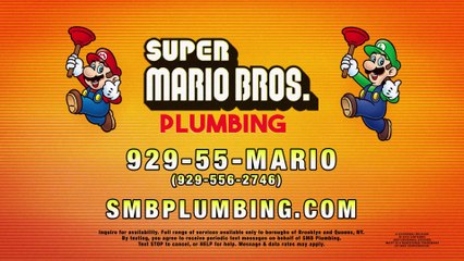 Super Mario Bros. Plumbing Commercial