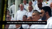 teleSUR Noticias 16:30 12-02: Jefe de Estado cubano visita a Belice