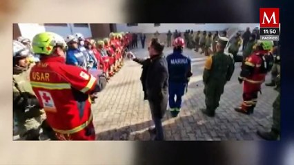 Cruz Roja Mexicana despide con un pase de lista a Proteo, perrito rescatista de la Sedena