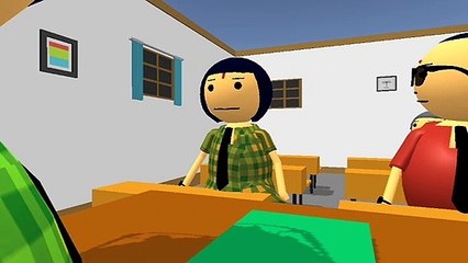 BJP and Congress party ke bich me majedar bahas and garma garam baten. Cartoon character funny video.