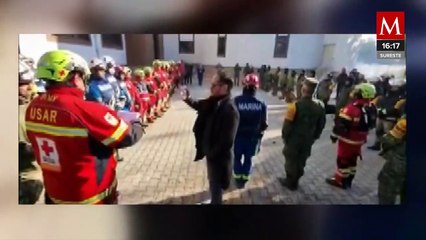 Cruz Roja Mexicana despide con un pase de lista a Proteo, perrito rescatista de la Sedena
