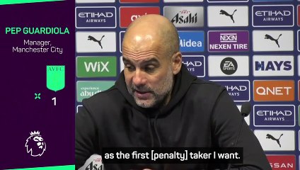 FOOTBALL: Premier League: Guardiola says he wanted Haaland to take penalty v Aston Villa