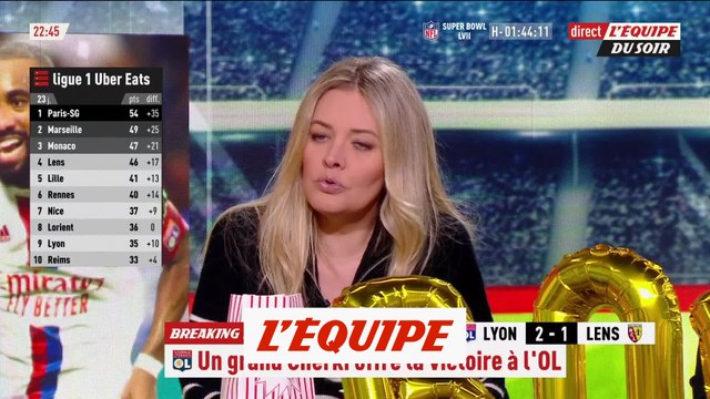 Lens tombe à Lyon et chute du podium - Foot - L1