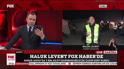 Haluk Levent: Biz yeteri kadar yardım aldık, yardım yapmak isteyenler AFAD’a yollasın