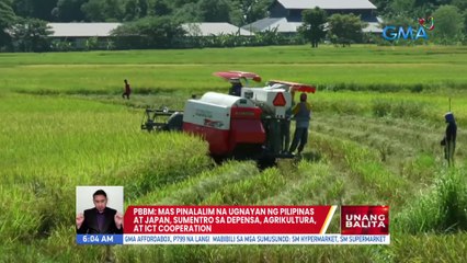 PBBM: mas pinalalim na ugnayan ng PIlipinas at Japan, sumentro sa Depensa,Agrikultura at...| UB