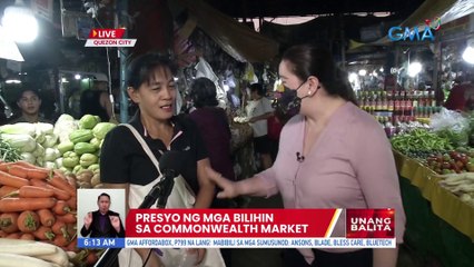 Presyo ng mga bilihin sa Commonwealth market | UB