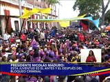 Pdte. Nicolás Maduro recibe en el Palacio de Miraflores la Marcha Tricolor de la Juventud Venezolana