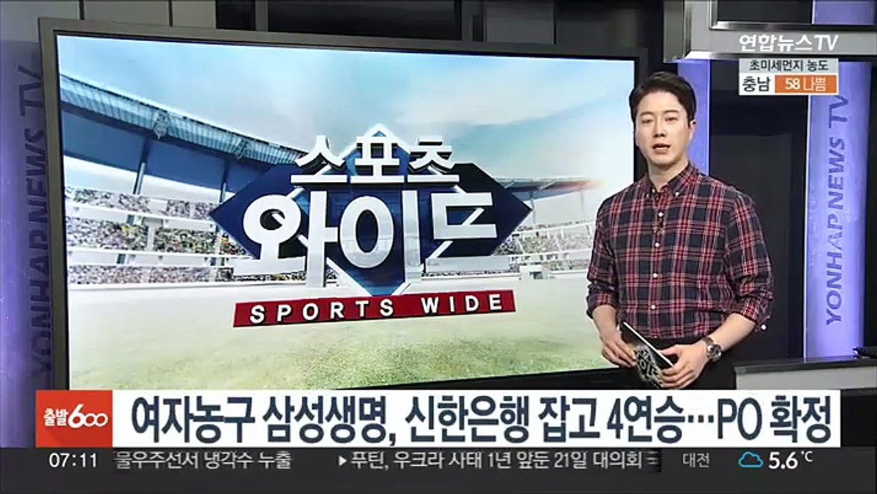 여자농구 삼성생명, 신한은행 잡고 4연승…PO 확정