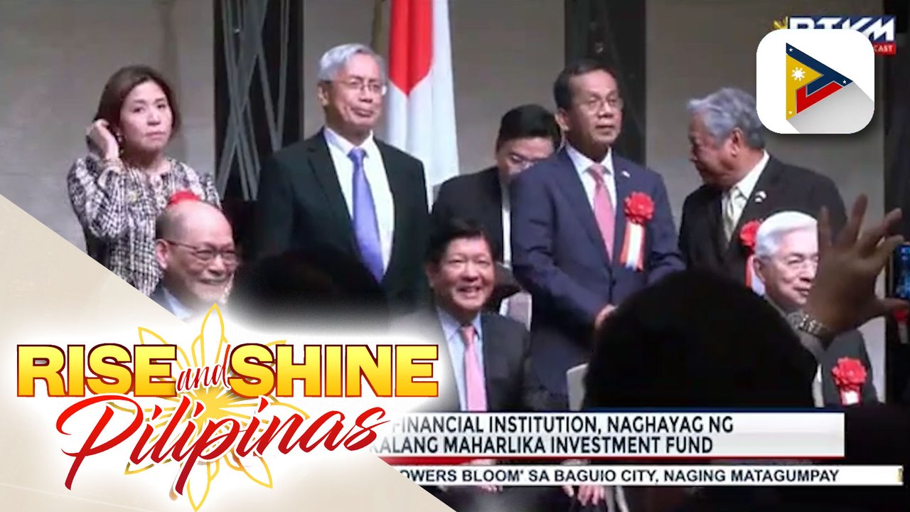 Opisyal ng Japanese financial institution, naghayag ng interes sa panukalang Maharlika Investment Fund