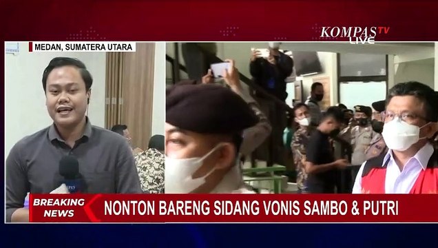 Mahasiswa Fakultas Hukum di Medan Gelar Nobar Sidang Vonis Sambo Sebagai Media Pembelajaran