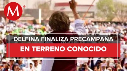 "Estamos enfrentando 100 años de vicios": Delfina Gómez en cierre de precampaña
