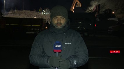 العربية تتابع عمليات رفع الأنقاض في نورداغ بغازي عنتاب