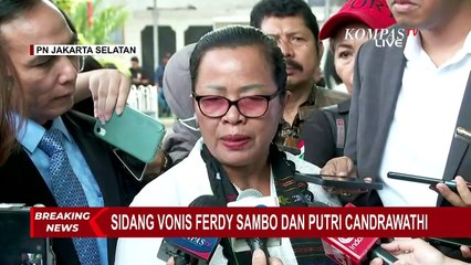 下载视频: Siap Kawal Sidang Pembacaan Vonis Ferdy Sambo, Ibunda Brigadir Yosua Tiba di PN Jakarta Selatan!