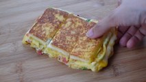 How to Make Cheese Egg Toast,5 Minutes Breakfast Recipe,Quick And Easy Recipe By Recipes Of The World