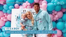 Patrick Mahomes Jumps into Pool After He & Brittany Matthews Reveal Sex of Secon