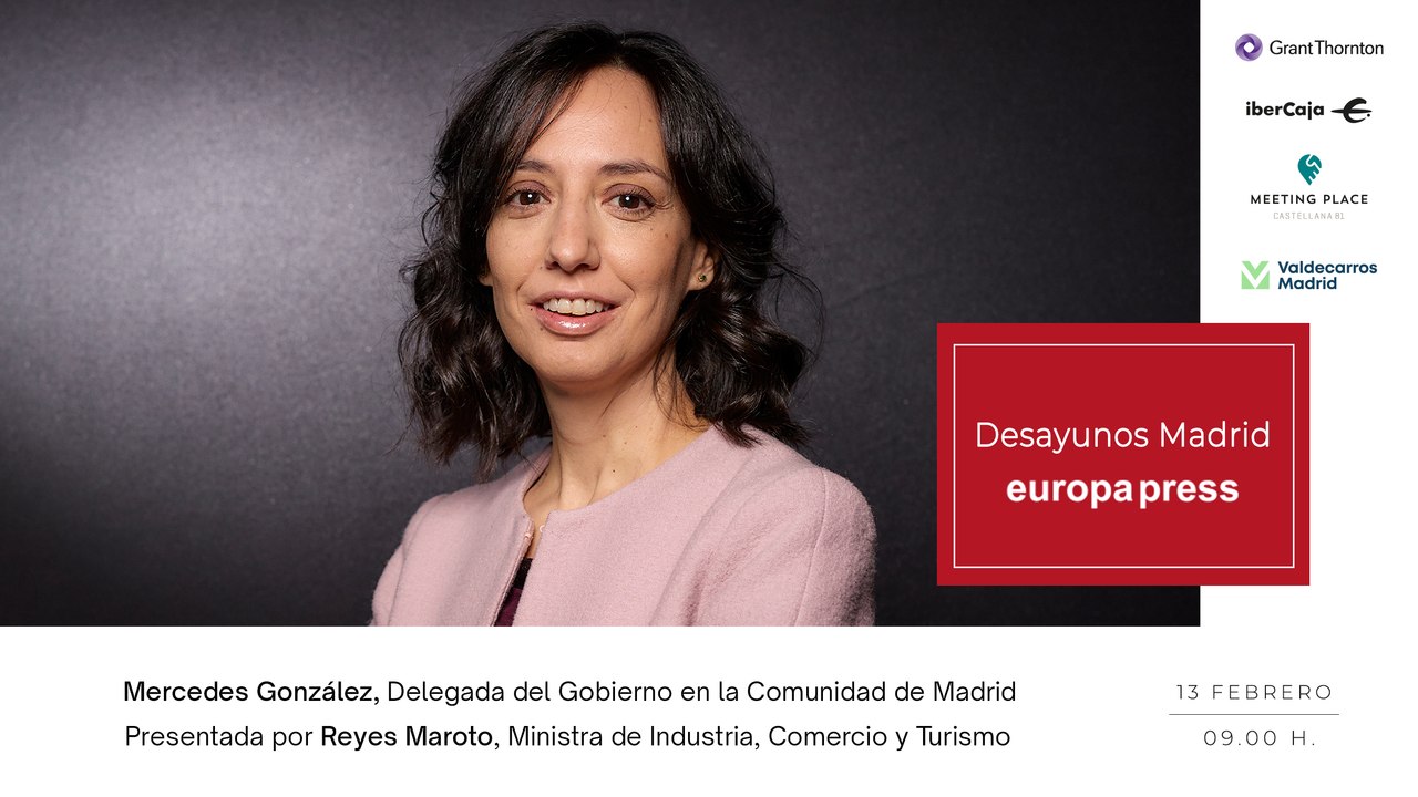 Desayuno Madrid con la delegada del Gobierno, Mercedes González