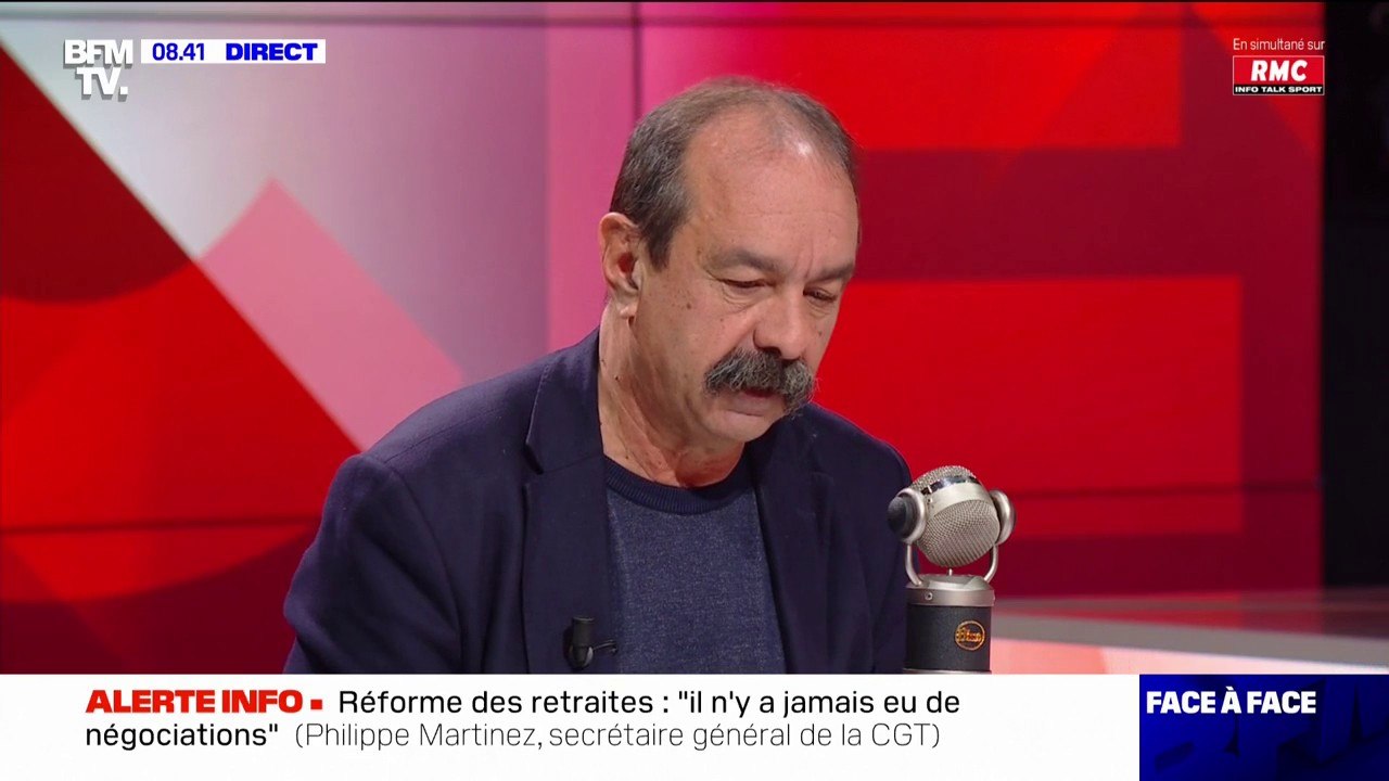 Philippe Martinez sur la réforme des retraites: "Nous souhaitons qu'il y ait un vote sur l'article 7"