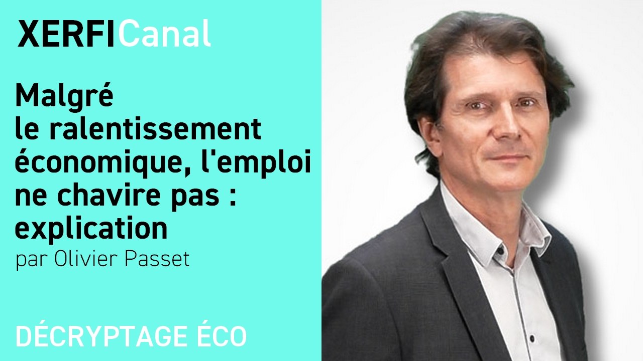 Malgré le ralentissement économique, l'emploi ne chavire pas : explication [Olivier Passet]