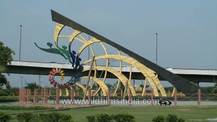 Sundial installed near Sarai Kale Khan