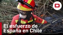 La entrega de la UME por sofocar los incendios en Chile