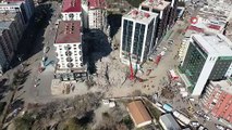 Diyarbakır Galeria Sitesi havadan görüntülendi, depremin izleri yürek burktu