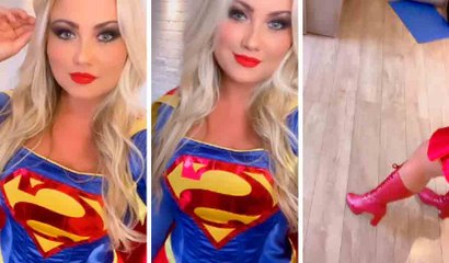 VÍDEO: Ellen Rocche encanta ao mostra roupa sexy de ‘Supergirl’ para o Carnaval
