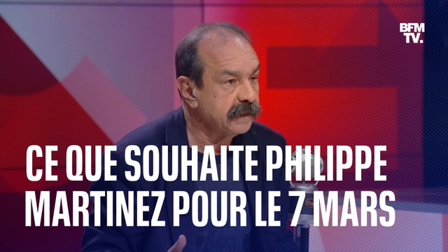 Retraites: Philippe Martinez appelle à la grève partout, partout, partout le 7 mars