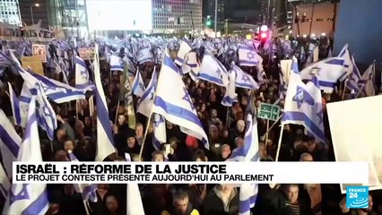 Israël : réforme de la justice, le projet contesté présenté aujourd'hui au parlement