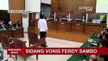 Dijatuhi Vonis Hukuman Mati, Ferdy Sambo Tertunduk Lemas Dihadapan Majelis Hakim