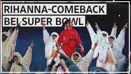 Rihanna zeigt Babybauch bei Super-Bowl-Auftritt