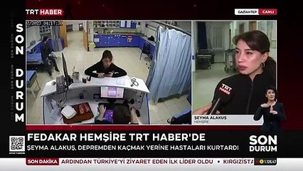 Depremin ilk saniyelerinde hasta çocukları kurtaran hemşire Şeyma Alakuş: İnsanlığı gösterebildiysem mutluyum