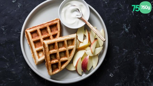 Gaufres légères à l’eau de fleur d’oranger