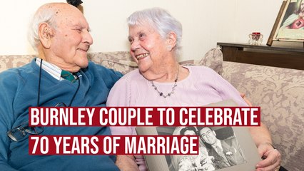 Burnley couple celebrating 70 years of marriage