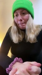 Karis Scarlette after the Home Office had rejected her husband's visa application. Credit: Instagram