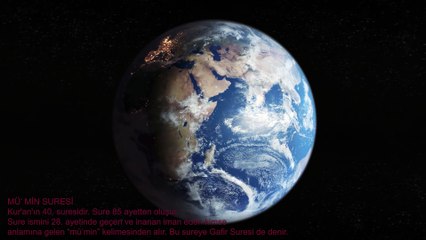 78 MÜMİN SURESİ TÜRKÇE MEALİ