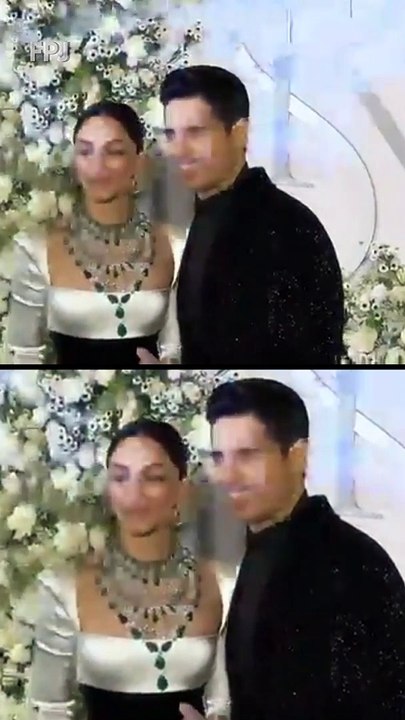 Sidharth Malhotra, Kiara Advani Stun in Black And White at Their Wedding Reception in Mumbai