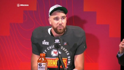 Postgame reaction_ Chiefs tight end Travis Kelce talks about winning his second Super Bowl