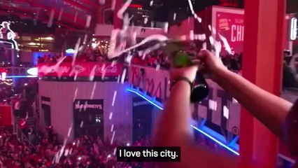 Super Bowl LVII - Chiefs fans celebrate, as Eagles fume