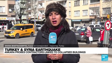 Download Video: Turkey, Syria earthquake: Ankara probes contractors linked to collapsed buildings