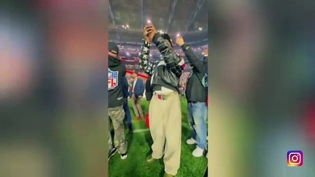 ASAP Rocky disfruta de la actuación de Rihanna en la Super Bowl 2023, esta es su reacción
