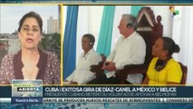 La visita del presidente de Cuba Díaz-Canel a México es calificada de exitosa